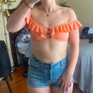 Cupshe Off Shoulder Swim Top